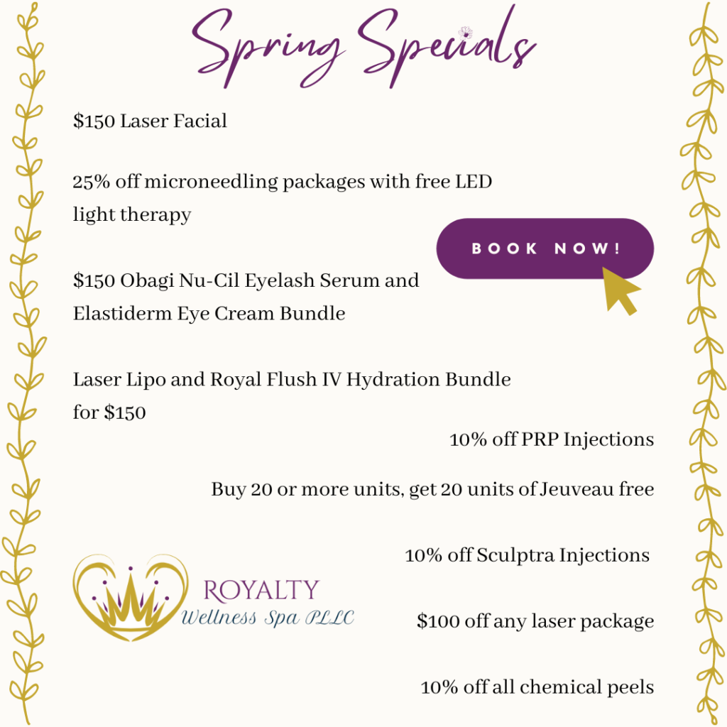 Spring specials | Royalty Wellness Spa | Memphis, TN